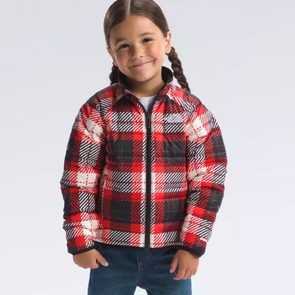 🔥FINAL PRICE DROP🔥 NWT $130 The North Face Kid Roxborough Red Coat Jacket Sz 4 - Picture 2 of 11
